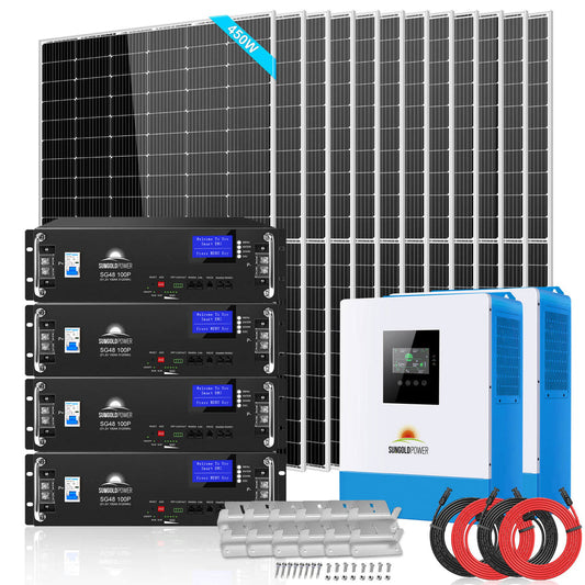 SunGoldPower 10kW Off Grid Solar with 20kWh LifePO4 Battery