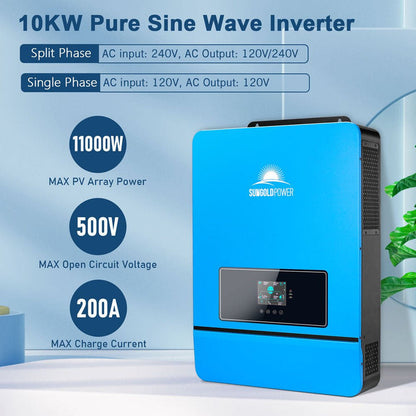 SunGoldPower 20kw Off Grid Solar Kit | 30.72kwh LifeP04