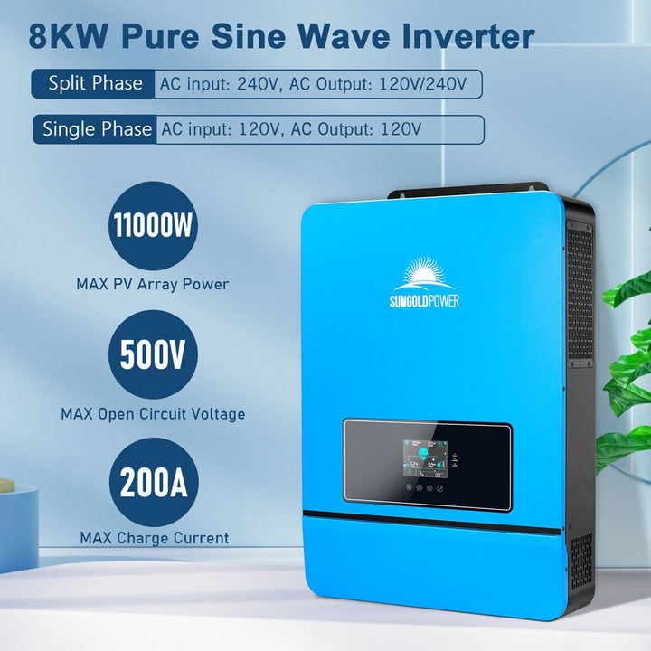 SunGoldPower 16KW 48V Split Phase Solar Inverter- (2 units parallel)