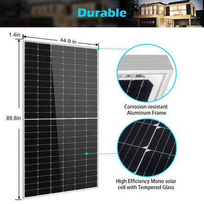 SunGoldPower 550 Watt Monocrystalline PERC Solar Panel