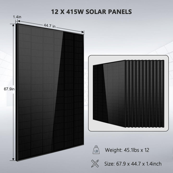 SunGoldPower Off Grid Solar Kit 3000W Inverter 12VDC 120V Output LifePO4 Battery 600 watt Solar Back Up SGK-PRO3