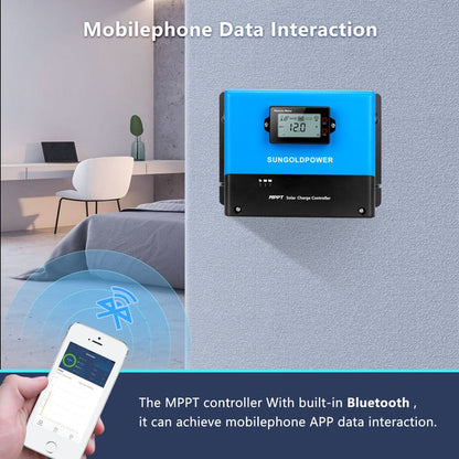 SunGoldPower 60 Amp MPPT Solar Charge Controller