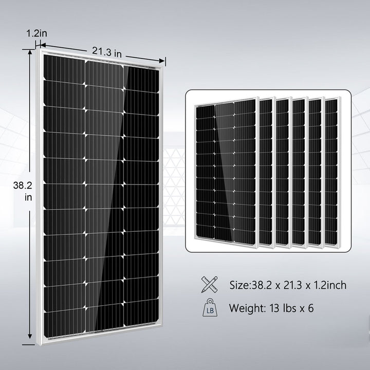 SunGoldPower Off Grid Solar Kit 3000W Inverter 12VDC 120V Output LifePO4 Battery 600 watt Solar Back Up SGK-PRO3