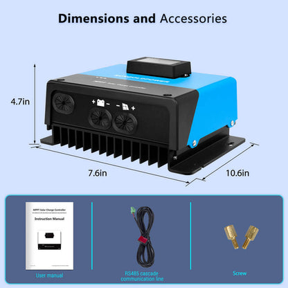 SunGoldPower 60 Amp MPPT Solar Charge Controller