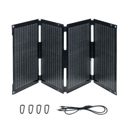 BougeRV 50W Fiberglass Flexible Portable Solar Panel