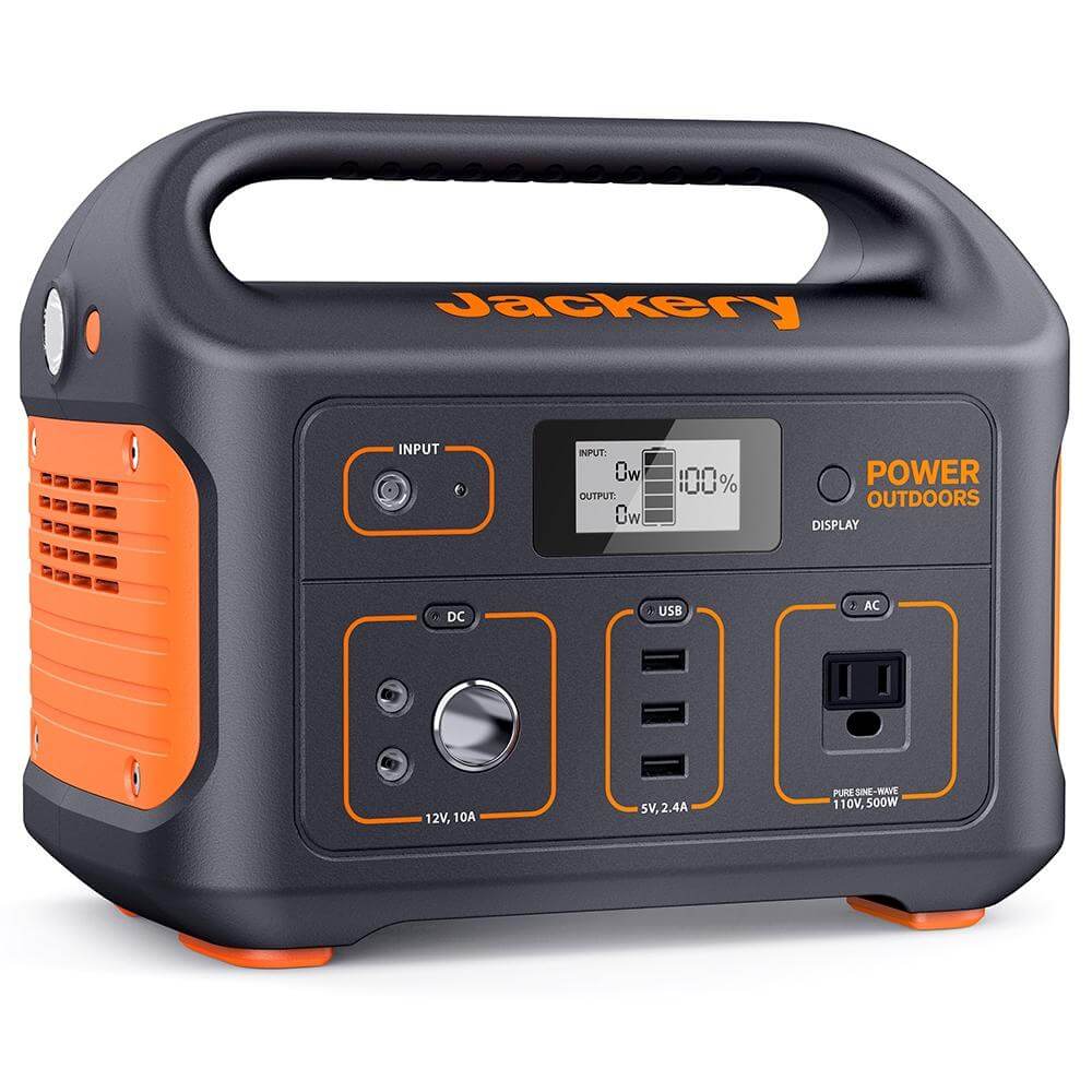 Jackery Explorer 550 Portable Power Station Plus SolarSaga 100