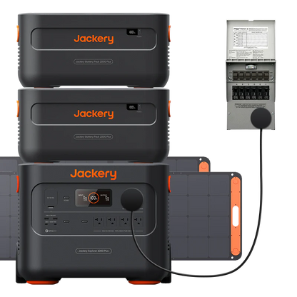 Jackery Solar Generator 2000 Plus Kit (6kWh) + SolarSaga 200W x 2