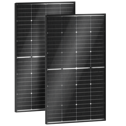 BougeRV 16BB N-Type 12V/24V 200 Watt Bifacial Solar Panel