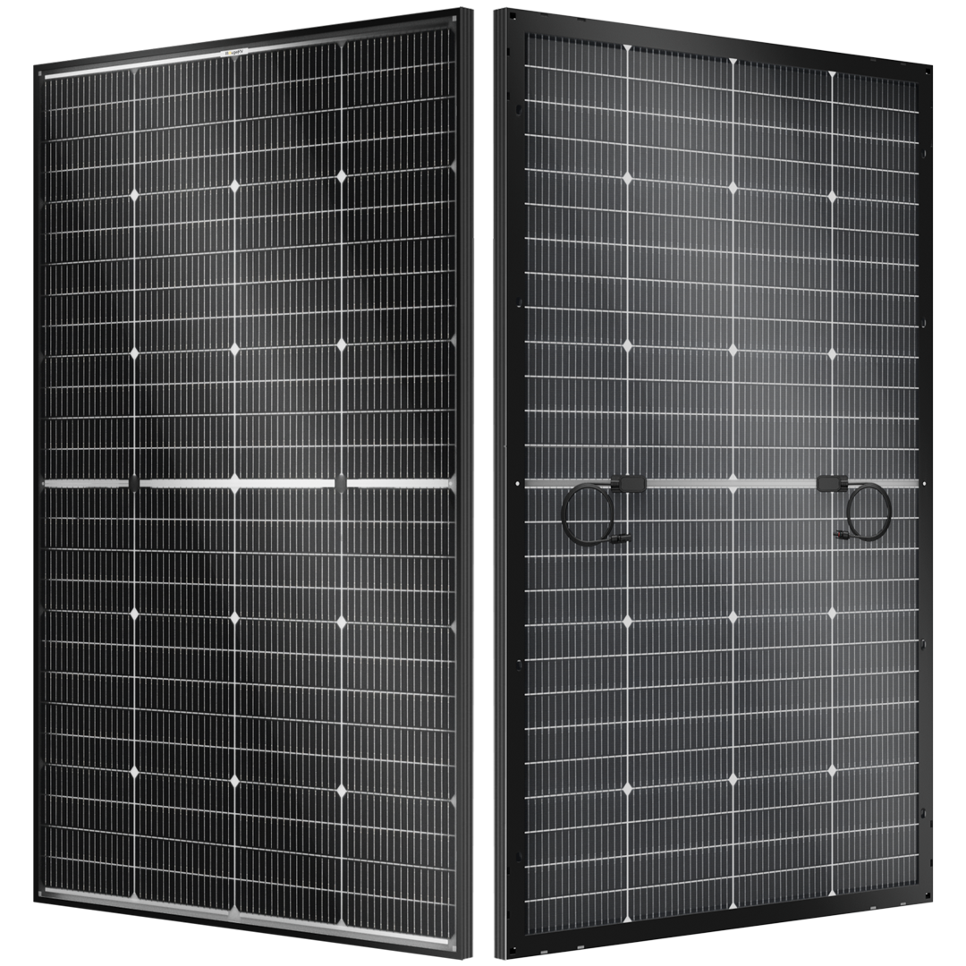 BougeRV 16BB N-Type 12V/24V 200 Watt Bifacial Solar Panel