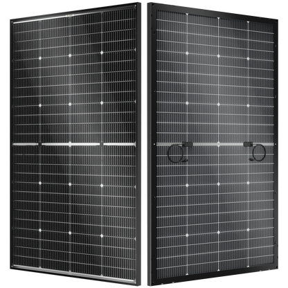 BougeRV 16BB N-Type 12V/24V 200 Watt Bifacial Solar Panel