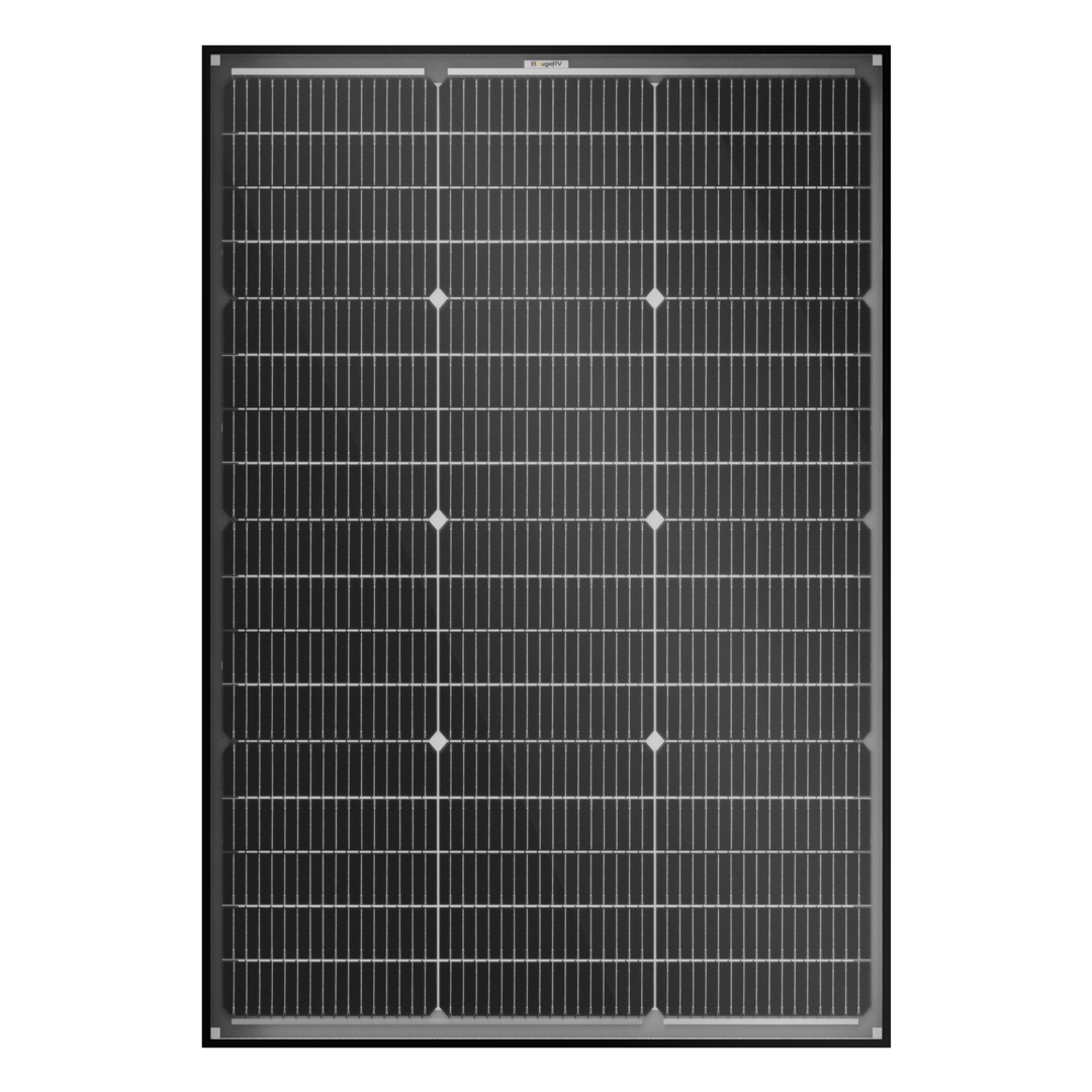 BougeRV 16BB N-Type 12V/24V 100 Watt Bifacial Solar Panel