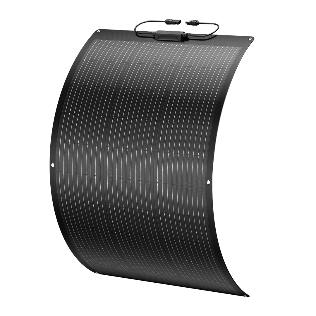 BougeRV Arch 100 Watt Fiberglass Flexible Curved Solar Panel