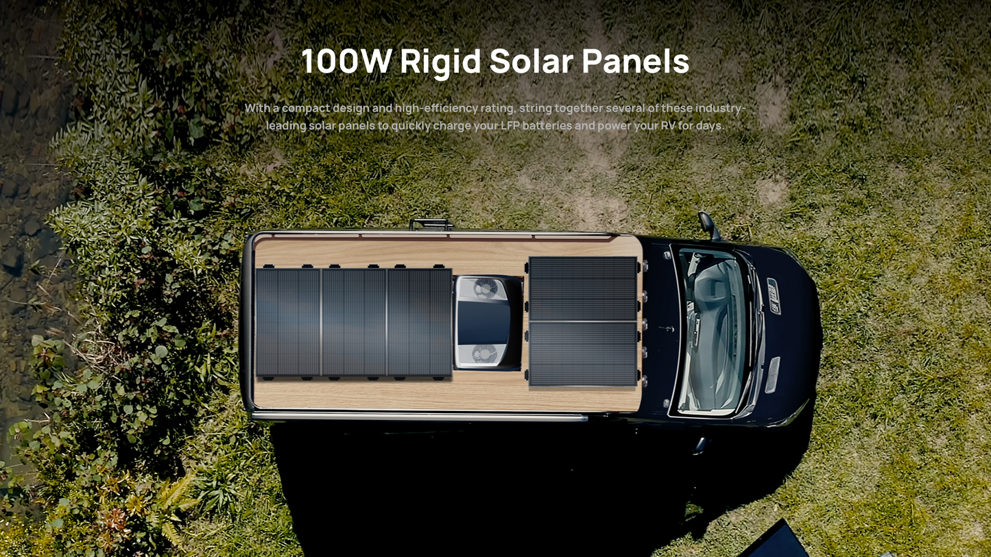 EcoFlow 100W Rigid Solar Panel