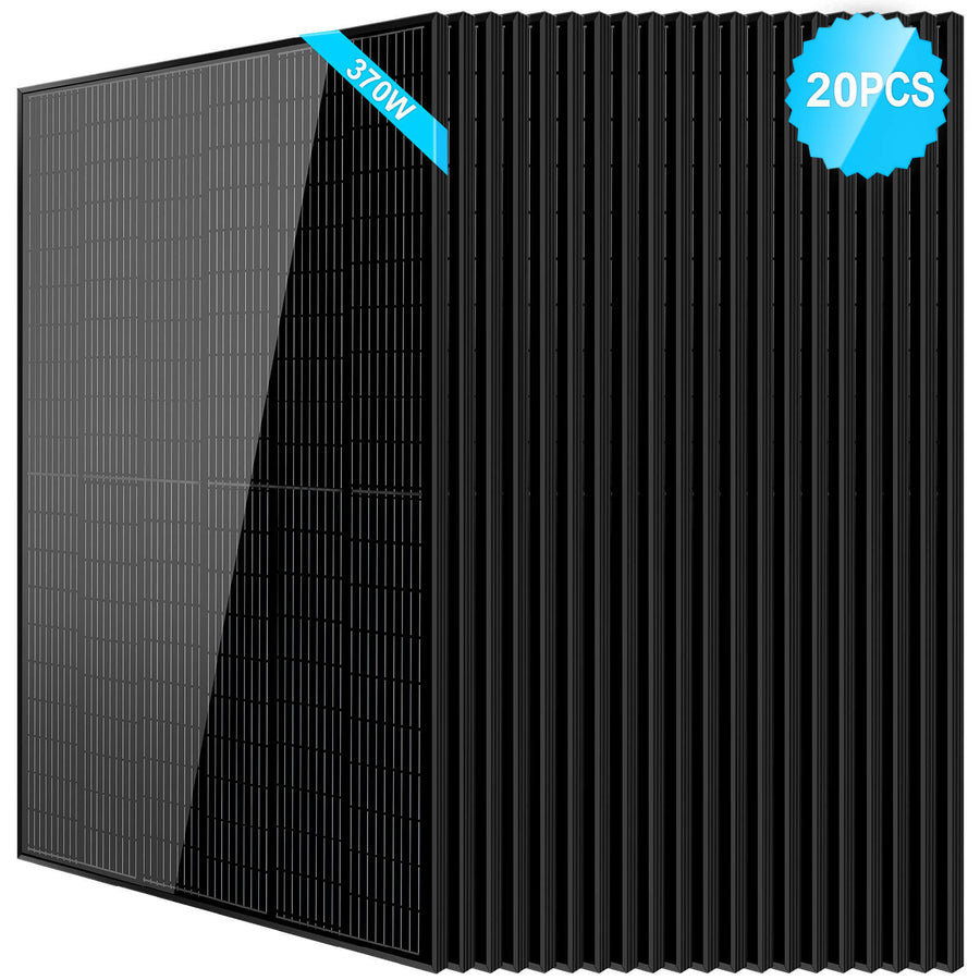 SunGoldPower 370W Mono Black PERC Solar Panel