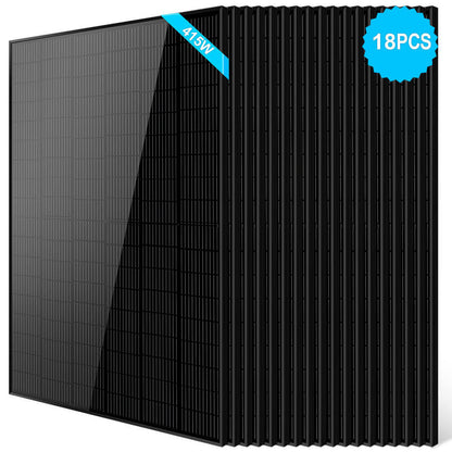 SunGoldPower 415W Mono Black PERC Solar Panel