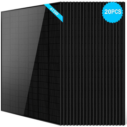 SunGoldPower 415W Mono Black PERC Solar Panel