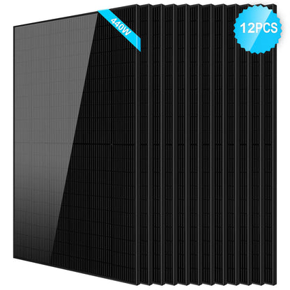 SunGoldPower 440W Mono Black PERC Solar Panel