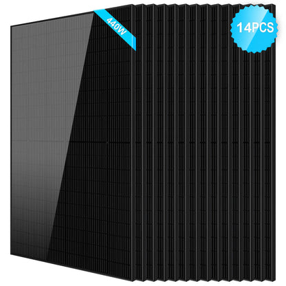 SunGoldPower 440W Mono Black PERC Solar Panel