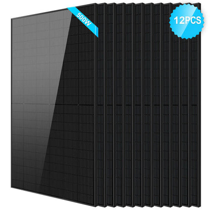 SunGoldPower 500W Mono Black PERC Solar Panel