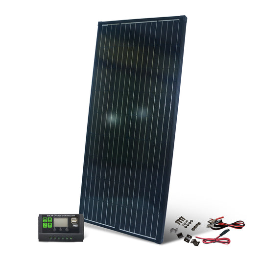 Nature Power 215 Watt Solar Panel with 15 Amp Charge Controller & Cables