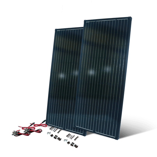 Nature Power 165 Watt Solar Monocrystaline Panel Kit with 2 x Panels & 30 Amp Charge Controller