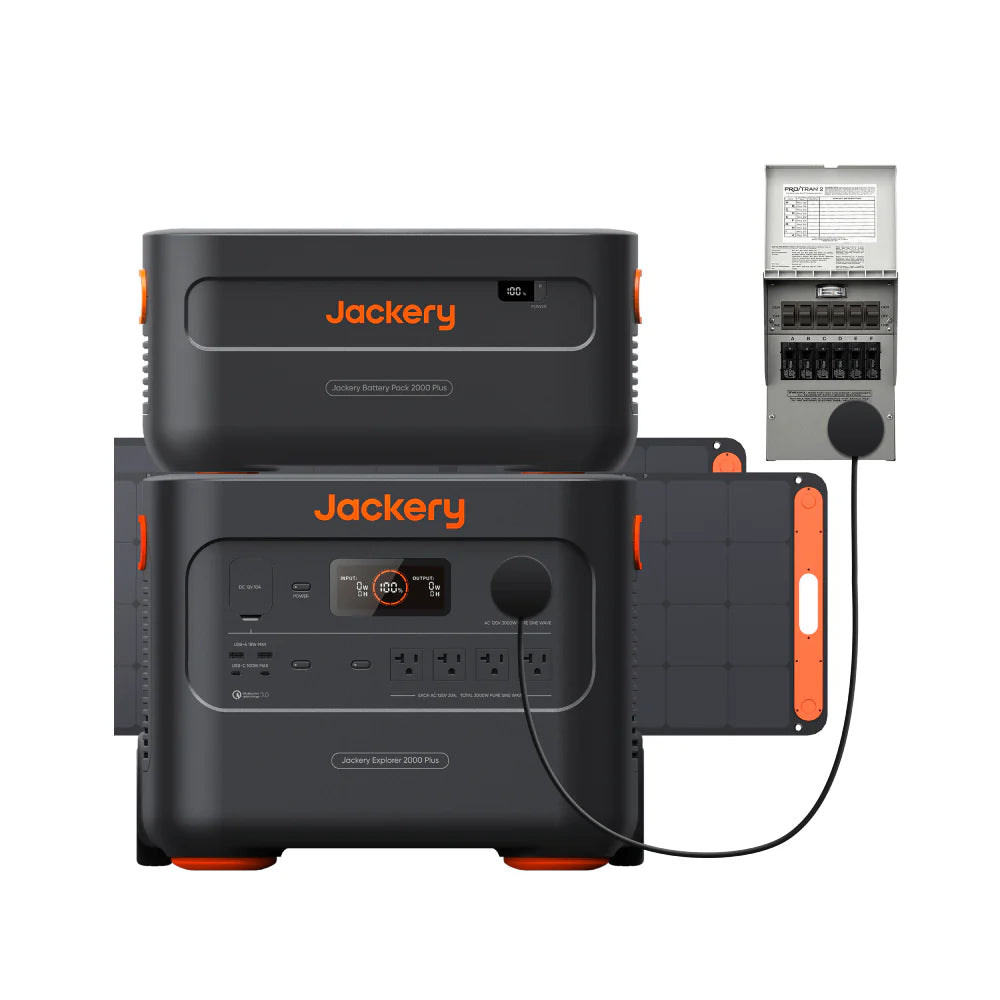 Jackery Solar Generator 2000 Plus SolarSaga 200w x 1