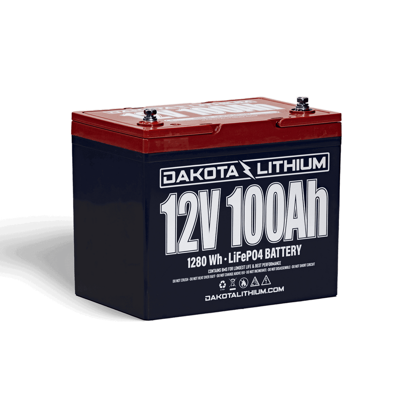 Dakota Lithium 12v 100Ah Deep Cycle LiFePO4 Battery