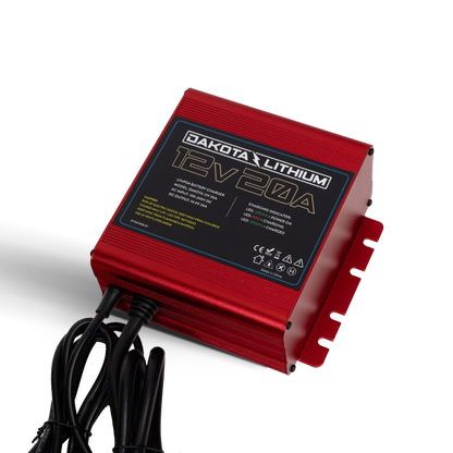 Dakota Lithium Ultra Fast 12V 20A Waterproof Lithium LiFePO4 Onboard Battery Charger