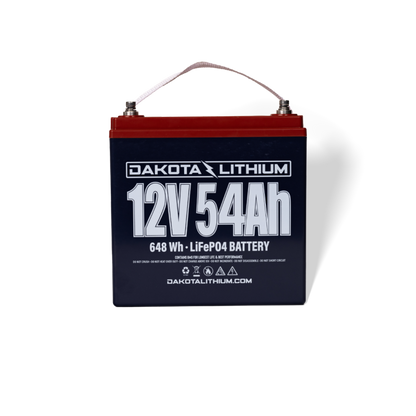 Dakota Lithium 12v 54Ah Deep Cycle LiFePO4 Battery