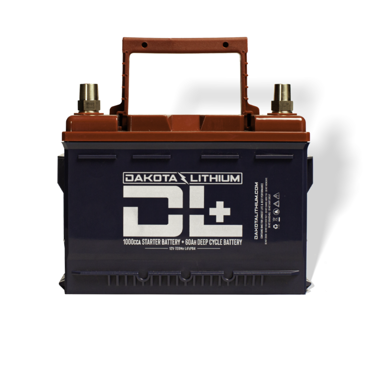 Dakota Lithium DL+ 12v 60Ah Dual Purpose 1000CCA Starter Battery Plus Deep Cycle Performance