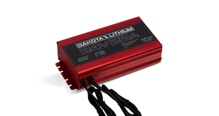 Dakota Lithium Ultra Fast 24V 20A Waterproof Dakota Lithium LiFePO4 Onboard Battery Charger