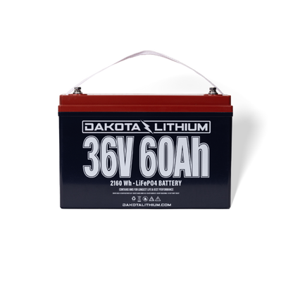 Dakota Lithium 36V 60Ah Deep Cycle LiFePO4 Single Battery