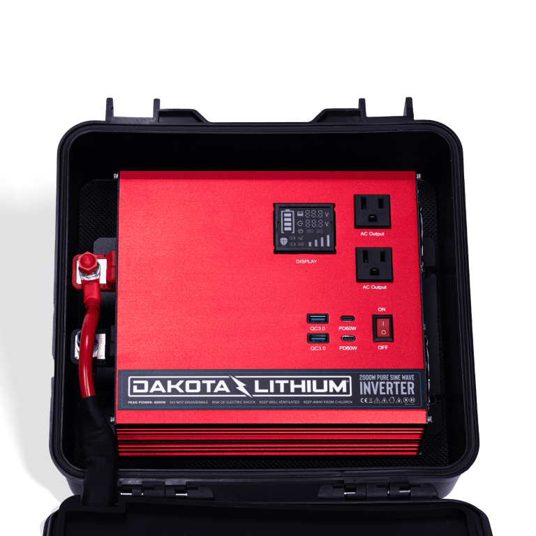 Dakota Lithium Powerbox+ 135 Waterproof Solar Generator, 12V 135Ah DL+ 1,000CCA Battery Included