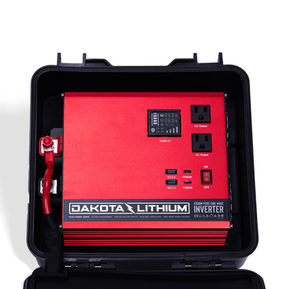 Dakota Lithium Powerbox+ 135 Waterproof Solar Generator, 12V 135Ah DL+ 1,000CCA Battery Included