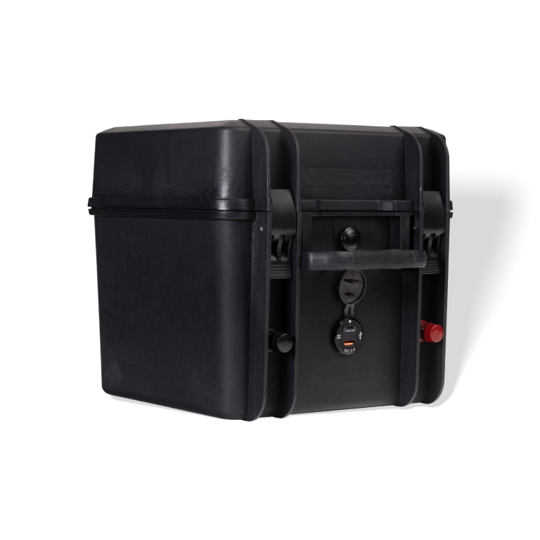 Dakota Lithium Powerbox+ 135 Waterproof Solar Generator, 12V 135Ah DL+ 1,000CCA Battery Included