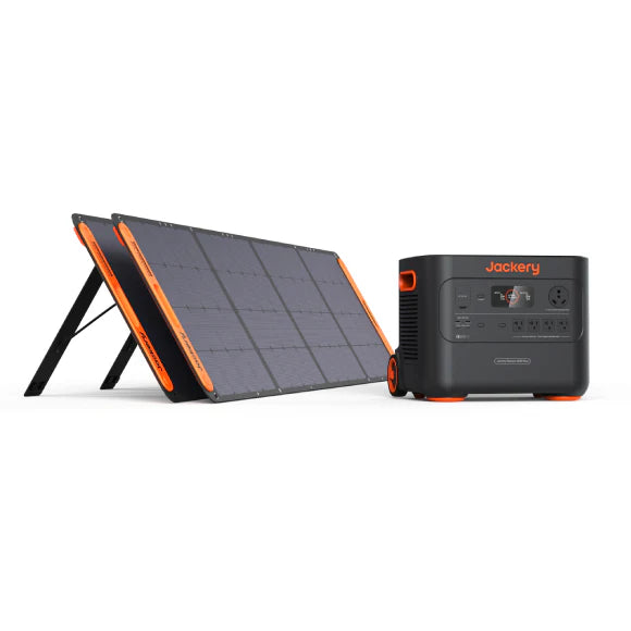 Jackery Solar Generator 2000 Plus 2 SolarSaga 200w x 2