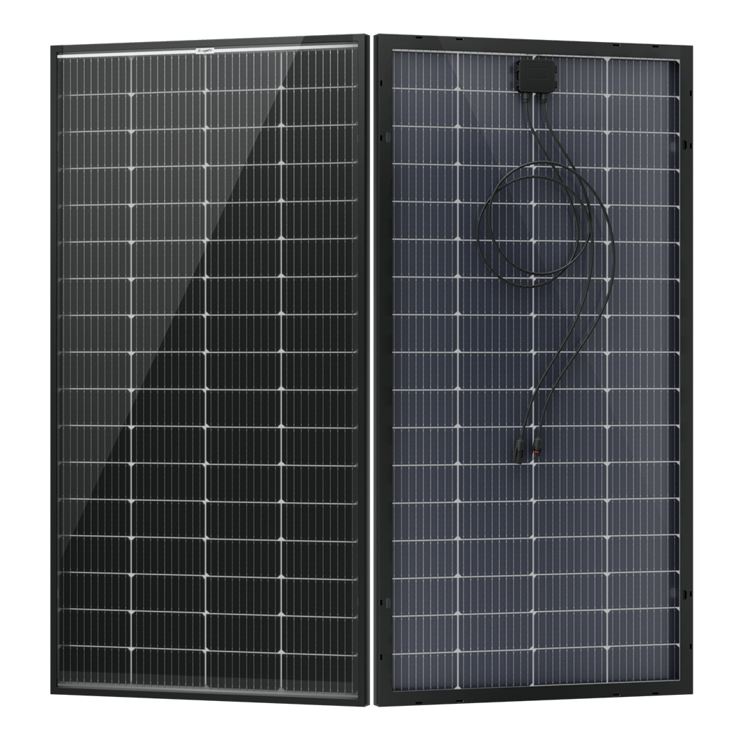 BougeRV 200 Watt Rigid Bifacial 10BB Mono Solar Panel