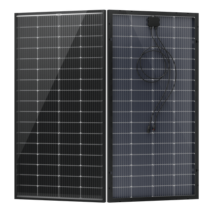 BougeRV 200 Watt Rigid Bifacial 10BB Mono Solar Panel