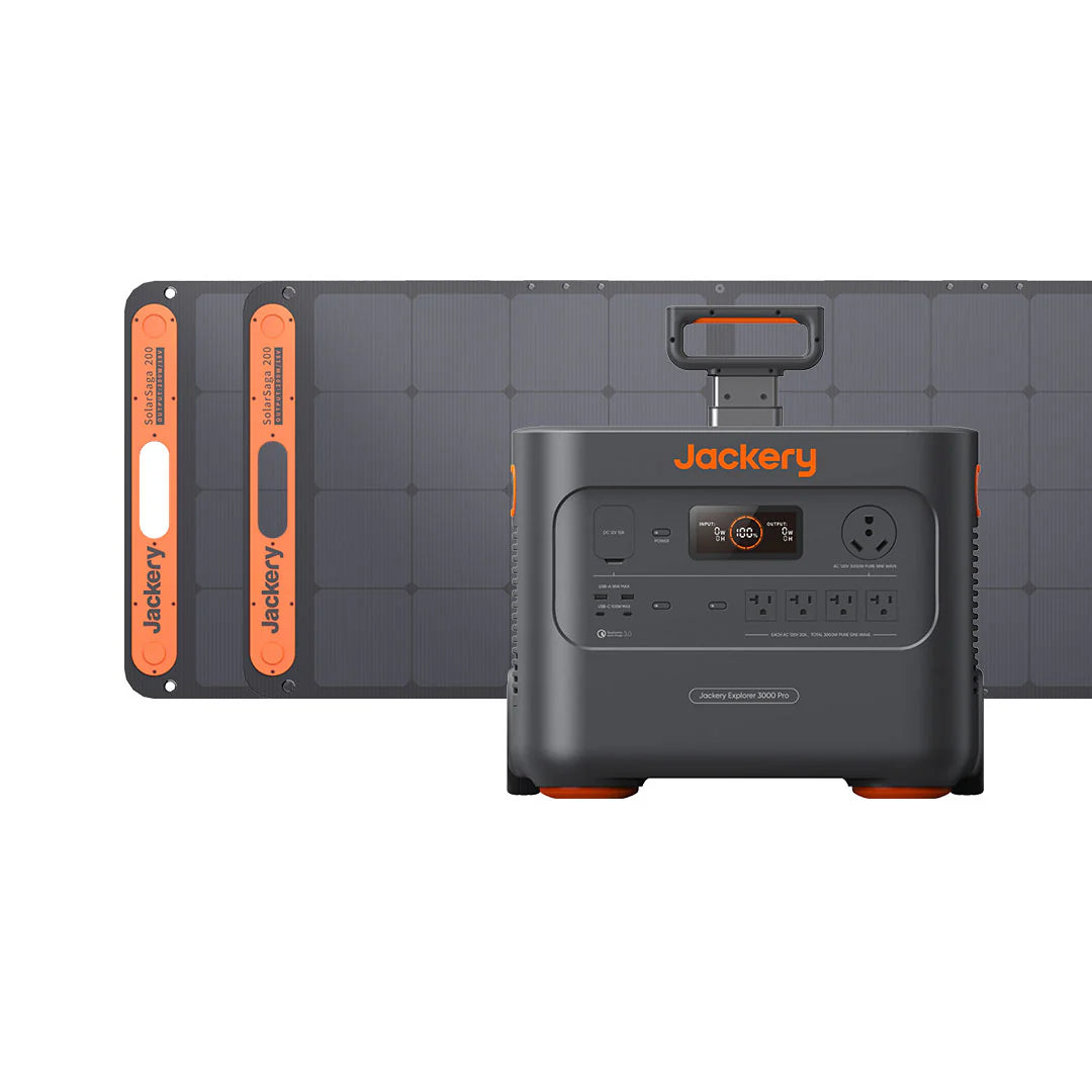 Jackery Solar Generator 3000 Pro Plus 1 x SolarSaga 200