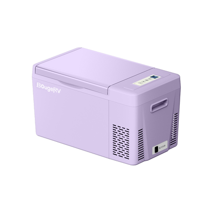 BougeRV 12V 23 Quart Colorful Purple Portable Mini Fridge