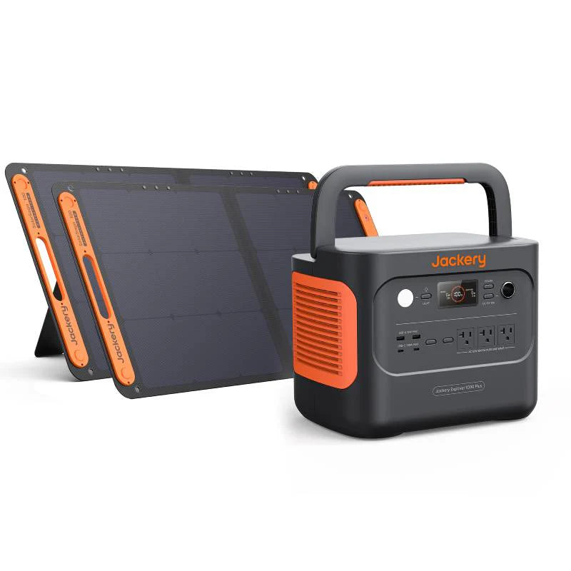 Jackery Solar Generator 1000 Plus Kit (2.5kWh)+100Wx2