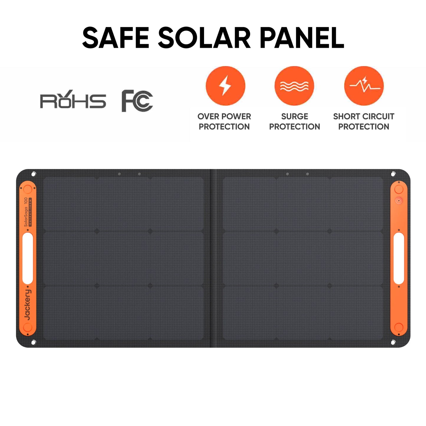 Jackery 100W solar panel to recharge Jackery power station