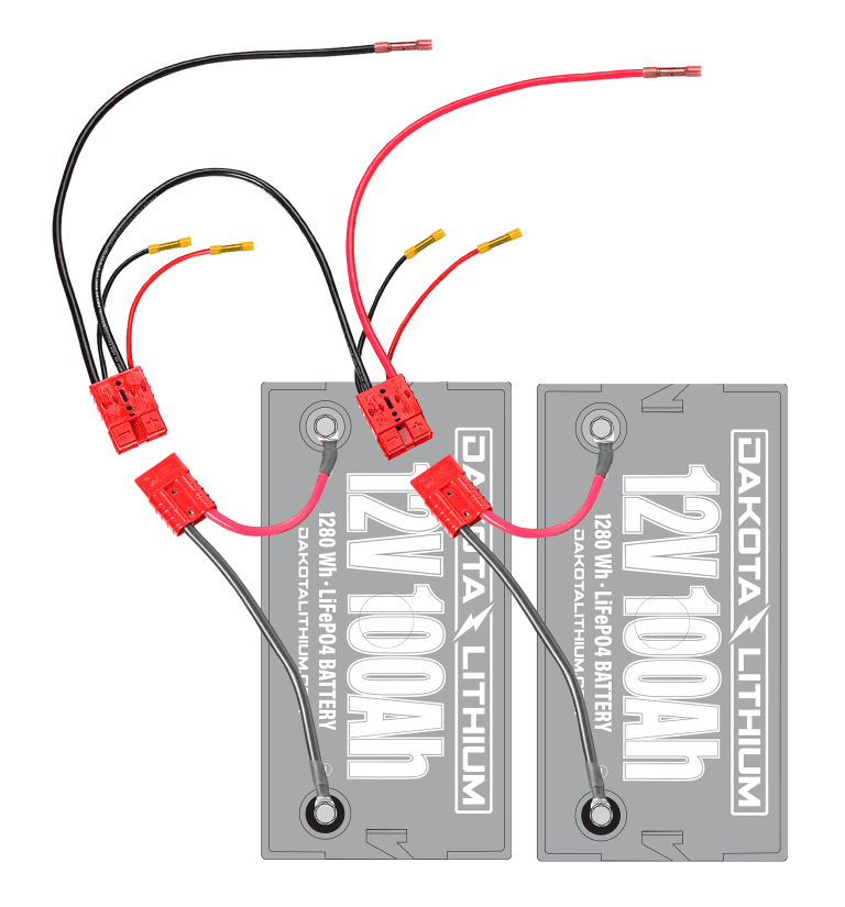 Dakota Lithium 24 Volt Trolling Motor Connection Kit (With On Board Charging)